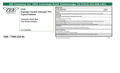 236.59ml Label (Ls33 01)